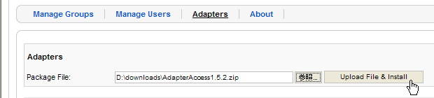 nonixACL_17_Install_AdapterAccess